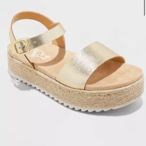 Girls’ Lindsey Platform Espadrille Sandals - art class